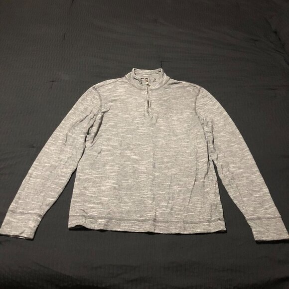 Kenneth Cole New York Cotton And Hemp Full Zip Long Line Jacket Micro Top Size M - Picture 1 of 4